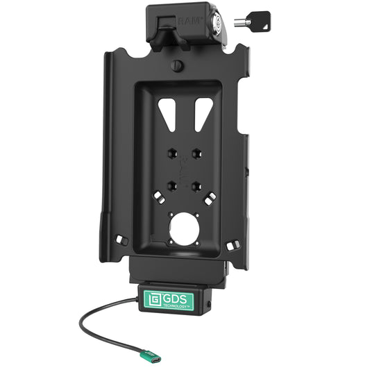 RAM Mounts key-locking GDS Tough-Dock (USB-C) for Samsung Tab A8 10.5" (SM-X200) in IntelliSkin – alternative view