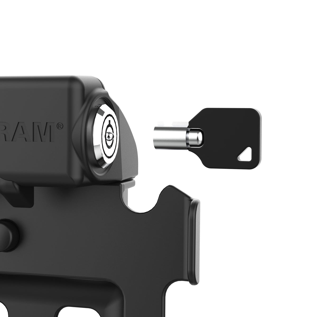 RAM Mounts key-locking GDS Tough-Dock (USB-C) for Samsung Tab A8 10.5" (SM-X200) in IntelliSkin – additional product photo