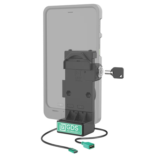 RAM Mounts GDS Uni-Conn locking spring-loaded tablet dock + USB-A – alternative view