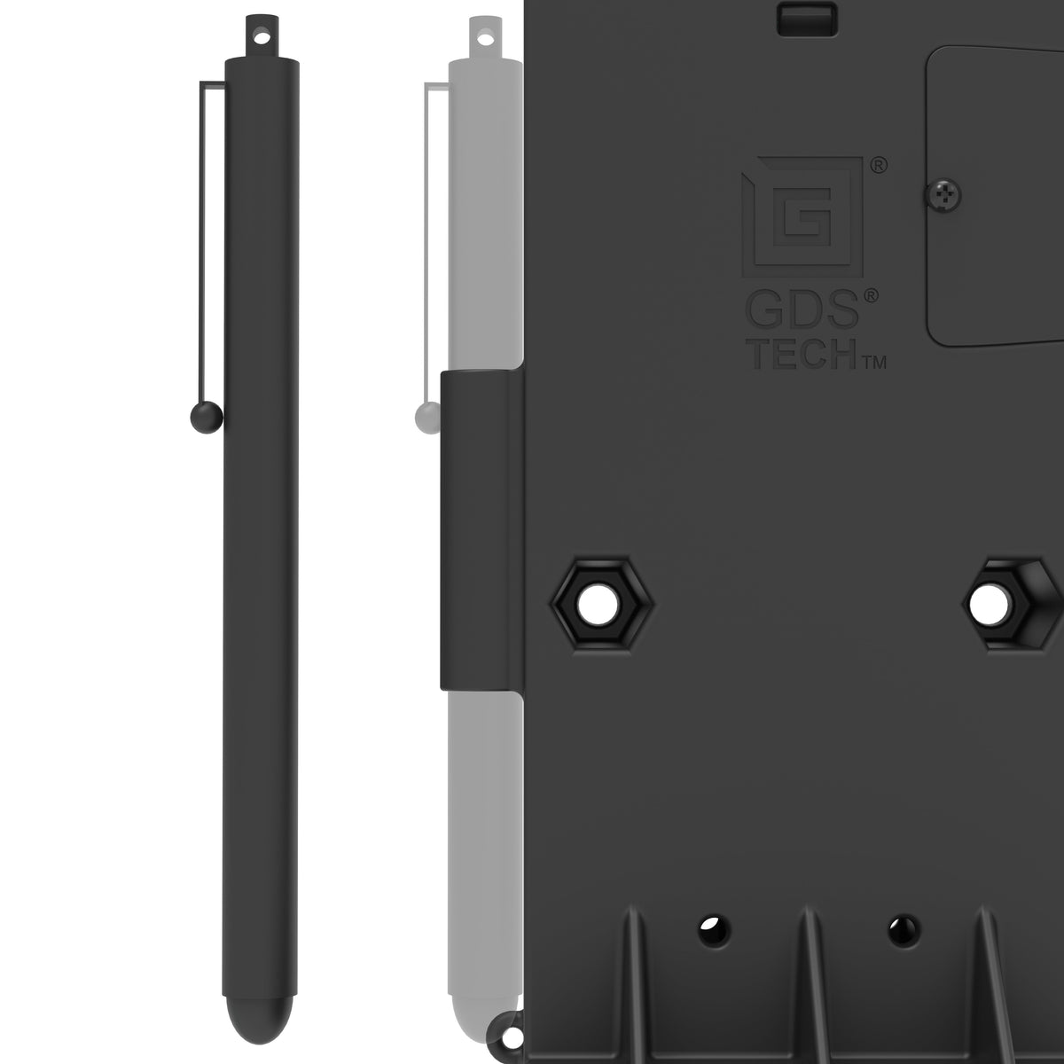 RAM Mounts GDS key-locking powered dock with USB-A and heated pins for Zebra EC50 and EC55 in IntelliSkin – view 5