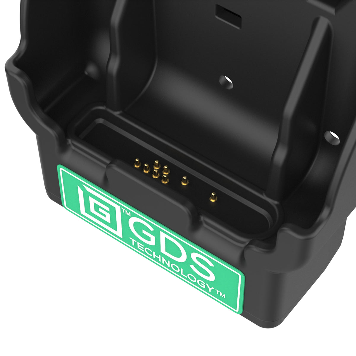 RAM Mounts GDS key-locking powered vehicle dock for Honeywell CT37 in IntelliSkin – further view
