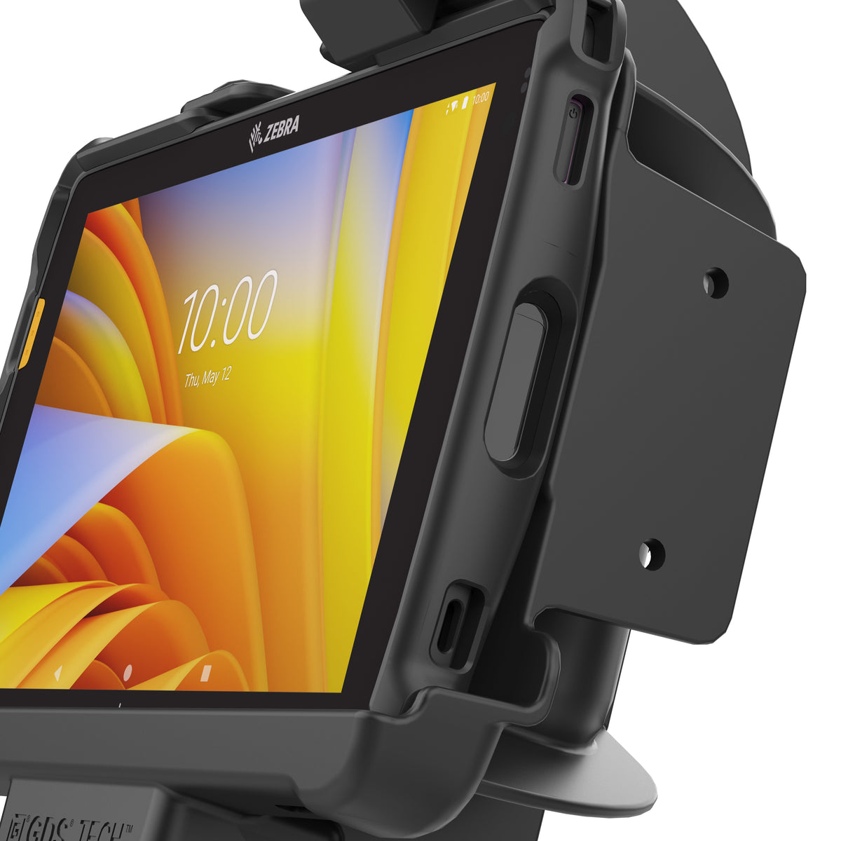 RAM Mounts GDS powered dock with latch for Zebra ET40, ET45 and ET401 8-inch tablets in IntelliSkin – second alternative view