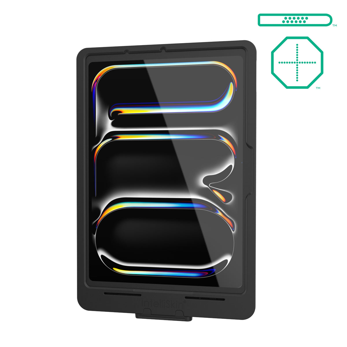 RAM Mounts IntelliSkin Thin-Case for Apple iPad Pro 11 (M4 & M5) with D-Shape and rear pogo pads – product photo