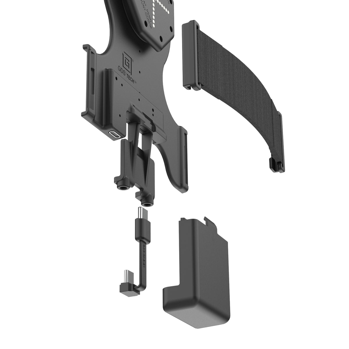 RAM Mounts GDS Tab-Conn adapter for tablets without case with rear pogo pads – detail photo