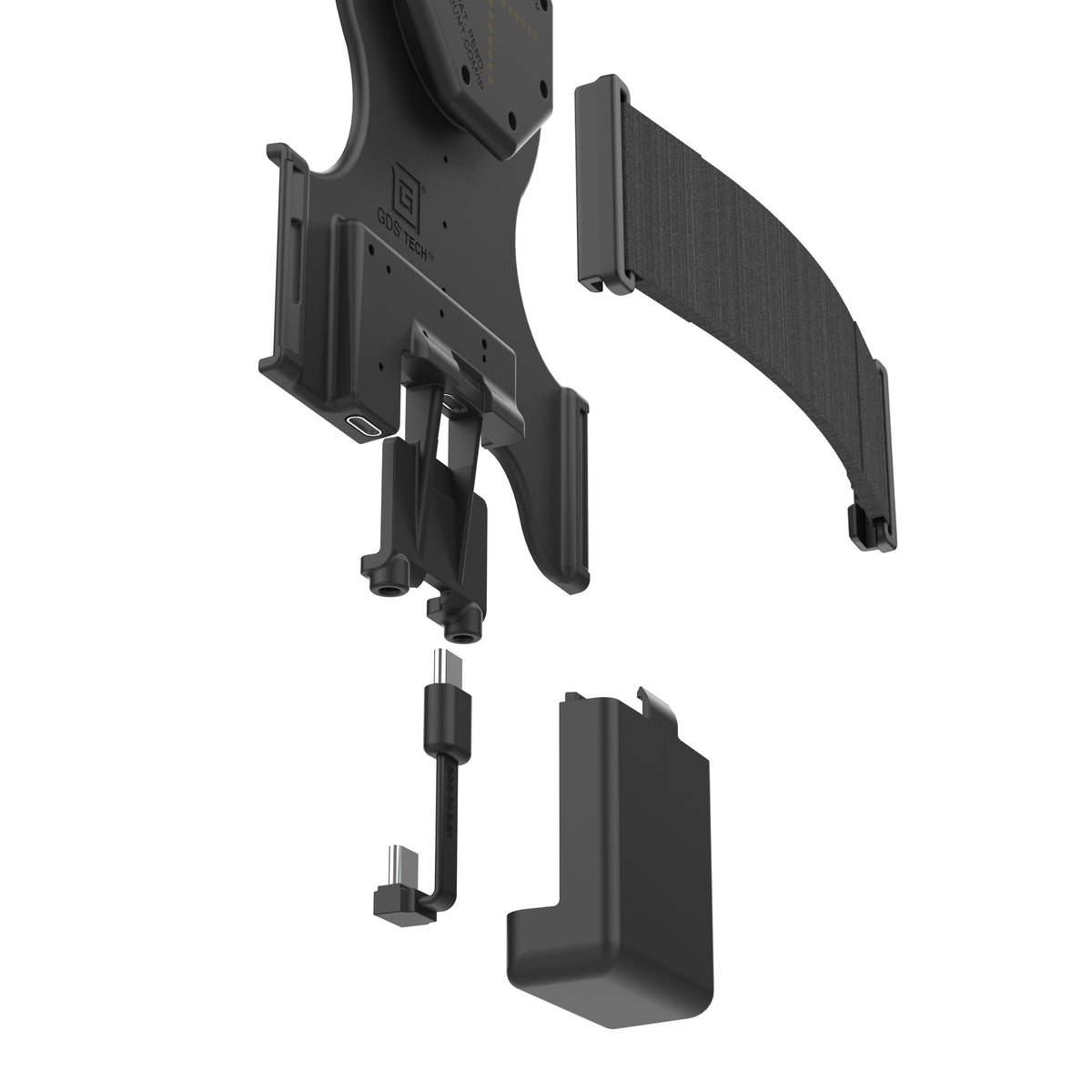 RAM Mounts GDS Tab-Conn adapter for folio-style cases with rear pogo pads – detail photo