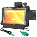 RAM Mounts stacja dokująca z zasilaniem, dwoma portami danych USB-A i zamkiem na klucz do Getac ZX80 (RAM-HOL-GE5PD2KLU)