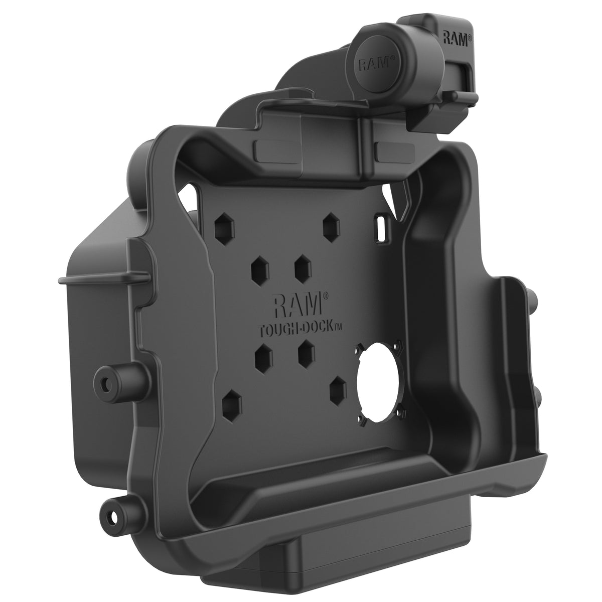 RAM Mounts power + data dock for Honeywell ScanPal EDA10A tablet – additional view