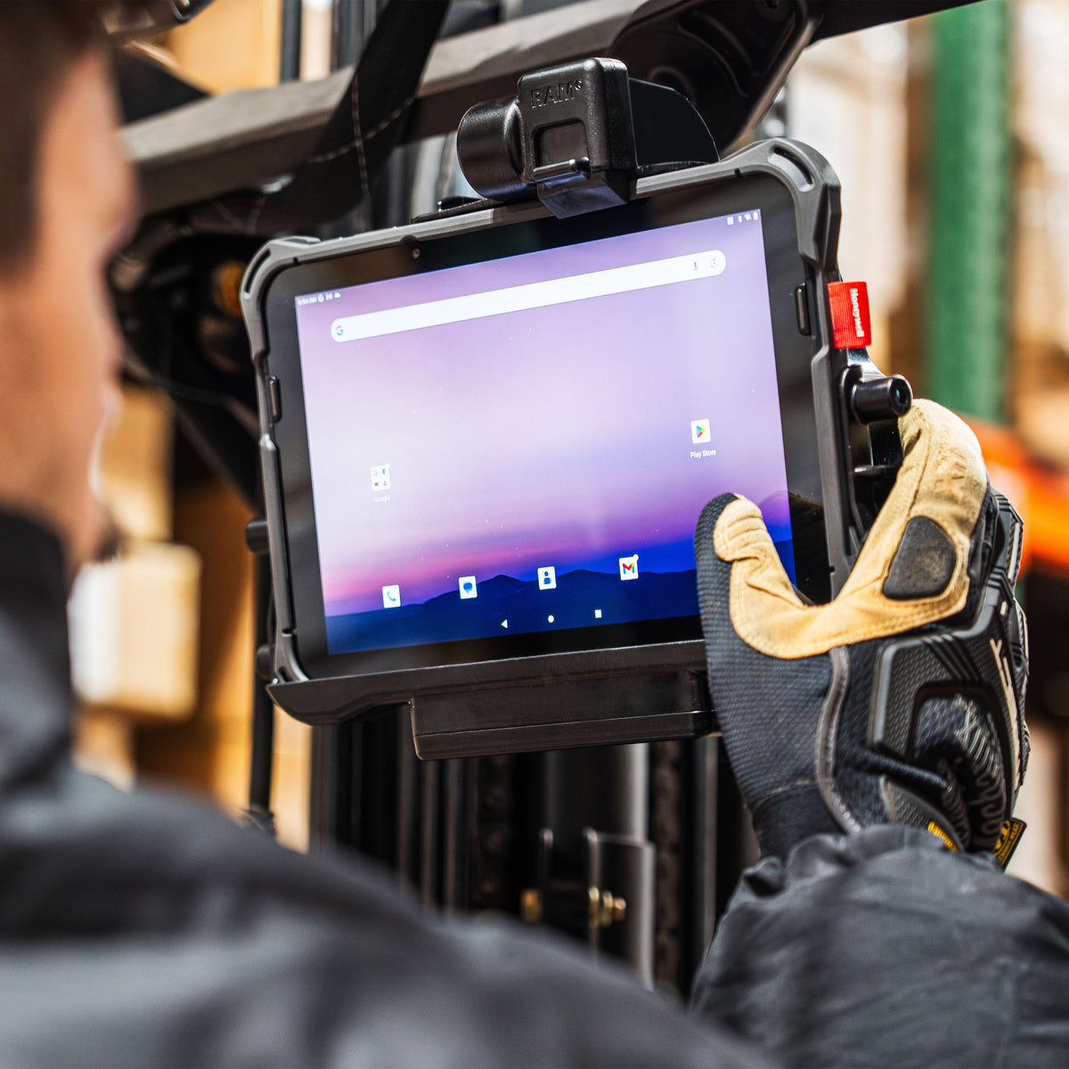 RAM Mounts Form-Fit holder for Honeywell ScanPal EDA10A tablet – further view