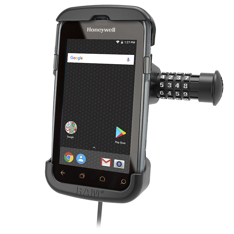 RAM Mounts combo-locking Form-Fit powered dock for Honeywell CT50, CT60 and CT60 XP – product photo
