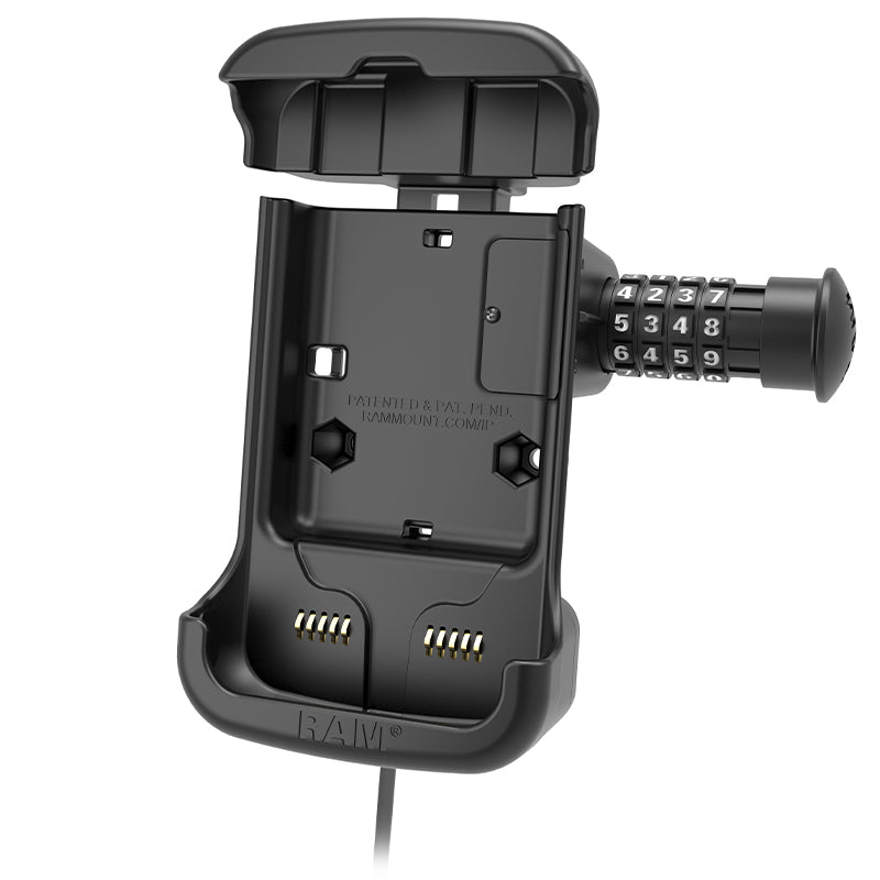 RAM Mounts combo-locking Form-Fit powered dock for Honeywell CT50, CT60 and CT60 XP – alternative view
