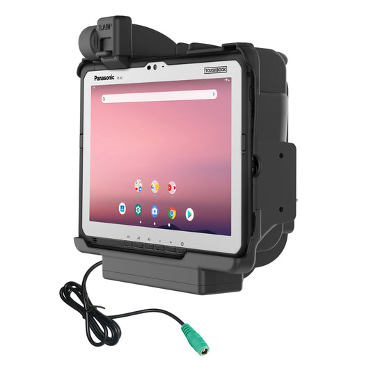 RAM Mounts spring-loaded powered dock for Panasonic FZ-A3 tablet – product photo