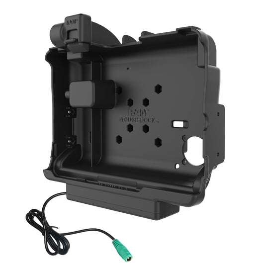 RAM Mounts spring-loaded powered dock for Panasonic FZ-A3 tablet – alternative view
