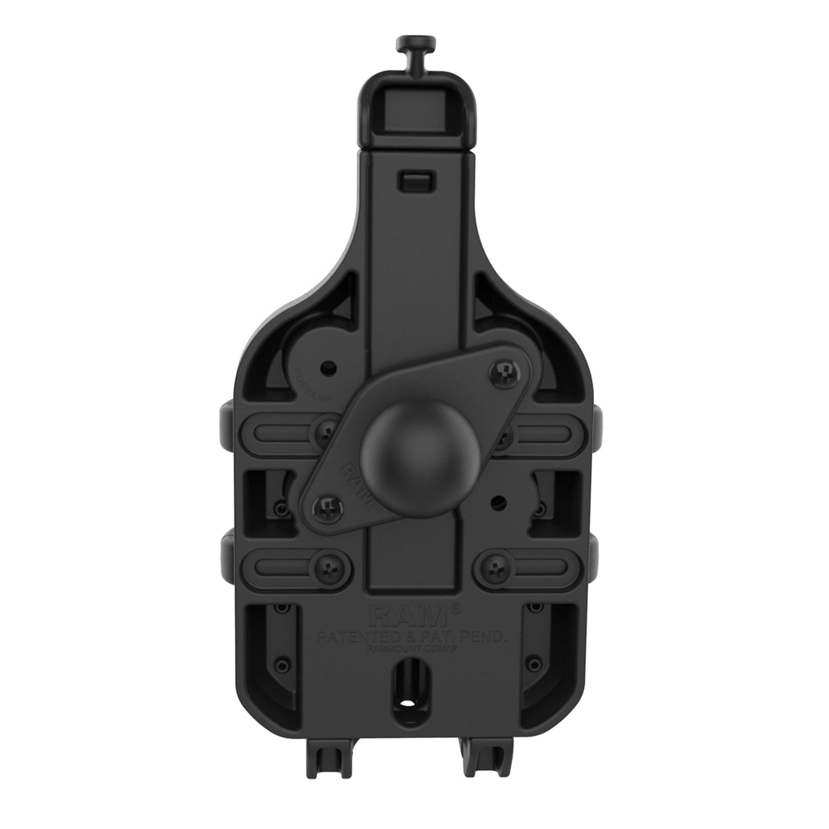 RAM Mounts Quick-Grip Pro phone holder with ball and Qi2 15 W wireless charger – additional product photo