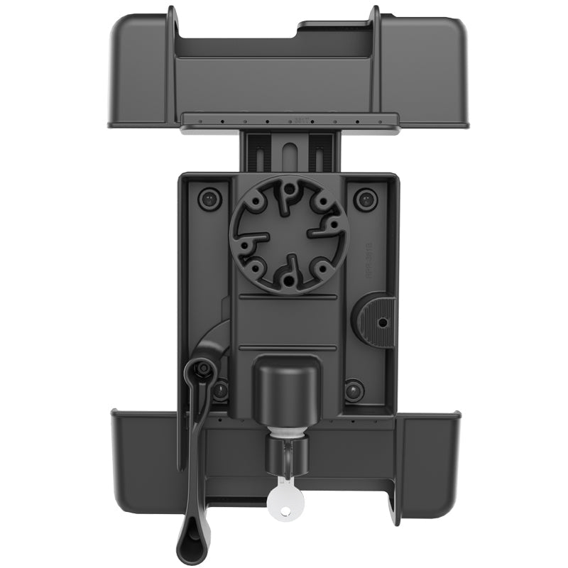 RAM Mounts Tab-Lock locking holder for 10-11 inch rugged tablets such as Panasonic FZ-G1 – another view