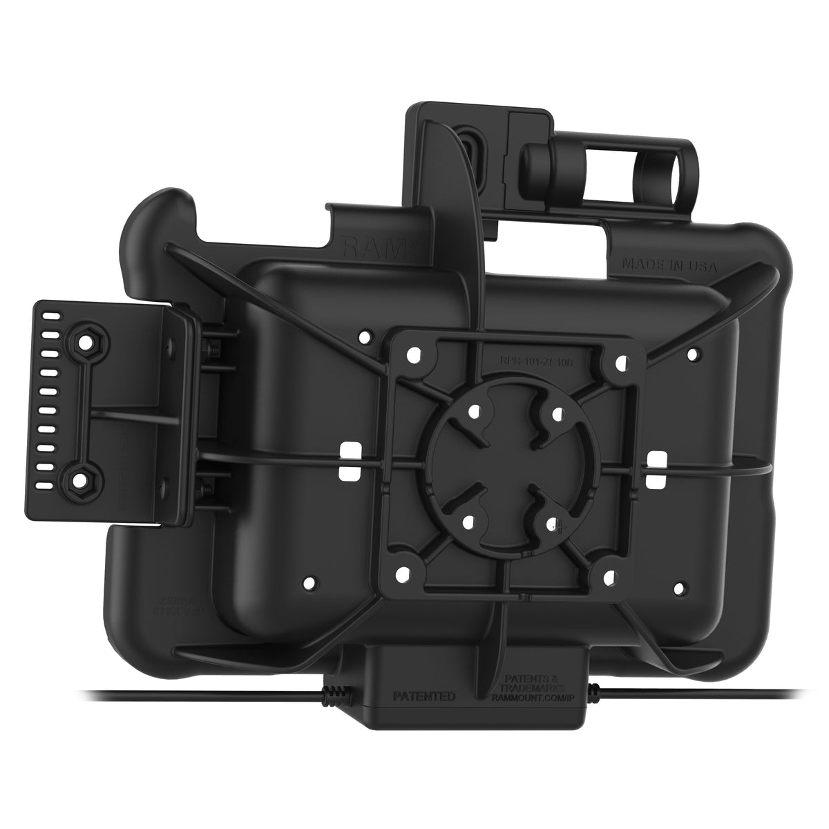 RAM Mounts GDS power dock with dual USB-A for Zebra ET5x 8.3" and 8.4" rugged tablets – additional view