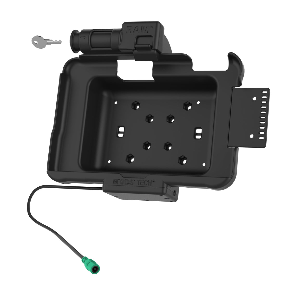 RAM Mounts key-locking GDS powered dock for Zebra ET5x 8.3" and 8.4" rugged tablets – alternative view