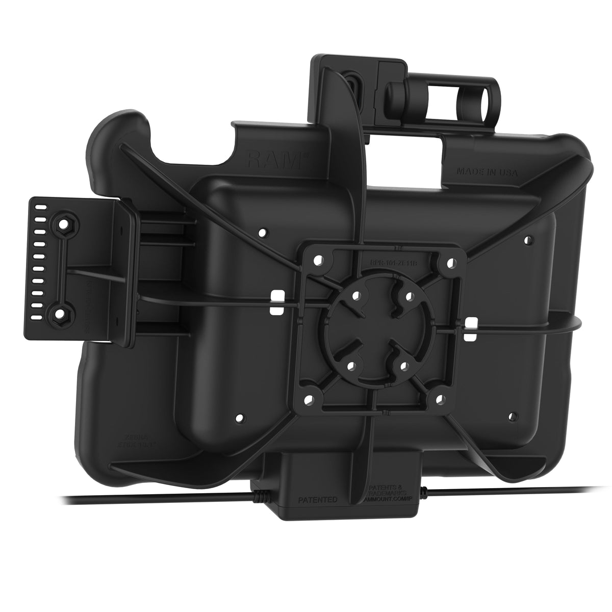 RAM Mounts GDS power + data dock with USB-A for Zebra ET5x 10.1" rugged tablets – additional view
