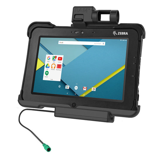 RAM Mounts GDS powered dock for Zebra XSLATE L10 rugged tablet – main view