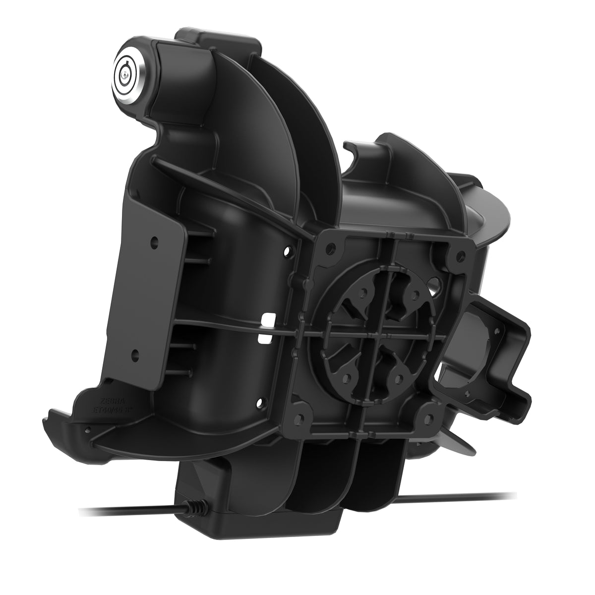RAM Mounts locking Tough-Dock power + dual USB for Zebra ET40, ET45 and ET401 8-inch tablets with Rugged Frame – additional photo