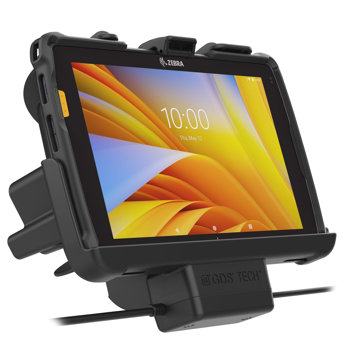 RAM Mounts Tough-Dock power + dual USB for Zebra ET40, ET45 and ET401 8-inch tablets with Rugged Frame – further product photo