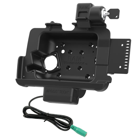 RAM Mounts locking Tough-Dock for Zebra ET40, ET45 and ET401 8-inch tablets with Rugged Frame – alternative view