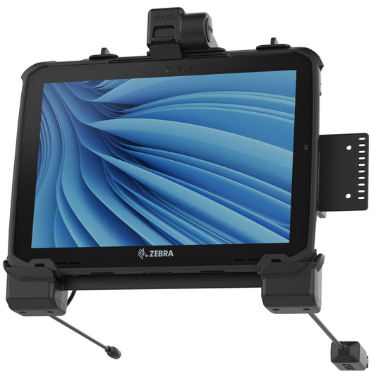 RAM Mounts Power + Dual USB-A Dock for Zebra ET80 and ET85 – main product photo