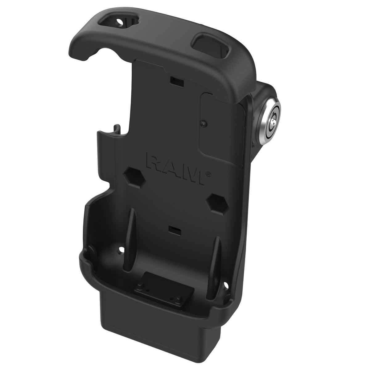 RAM Mounts Key-Locking Form-Fit Holder for Zebra TC22 and TC27 with Rugged Boot – further product photo