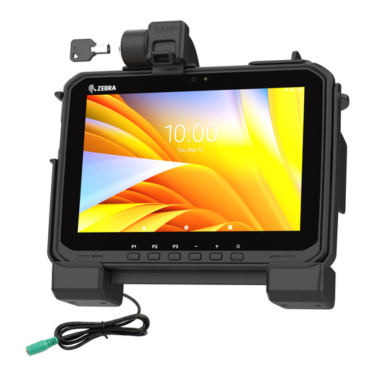 RAM Mounts Key-Locking Powered Dock for Zebra ET60 and ET65 – main product photo