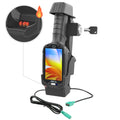 RAM Mounts Key-Locking Form-Fit Powered Dock + USB-A for Zebra TC8300, Heated Pins (RAM-HOL-ZE26PDHLU)