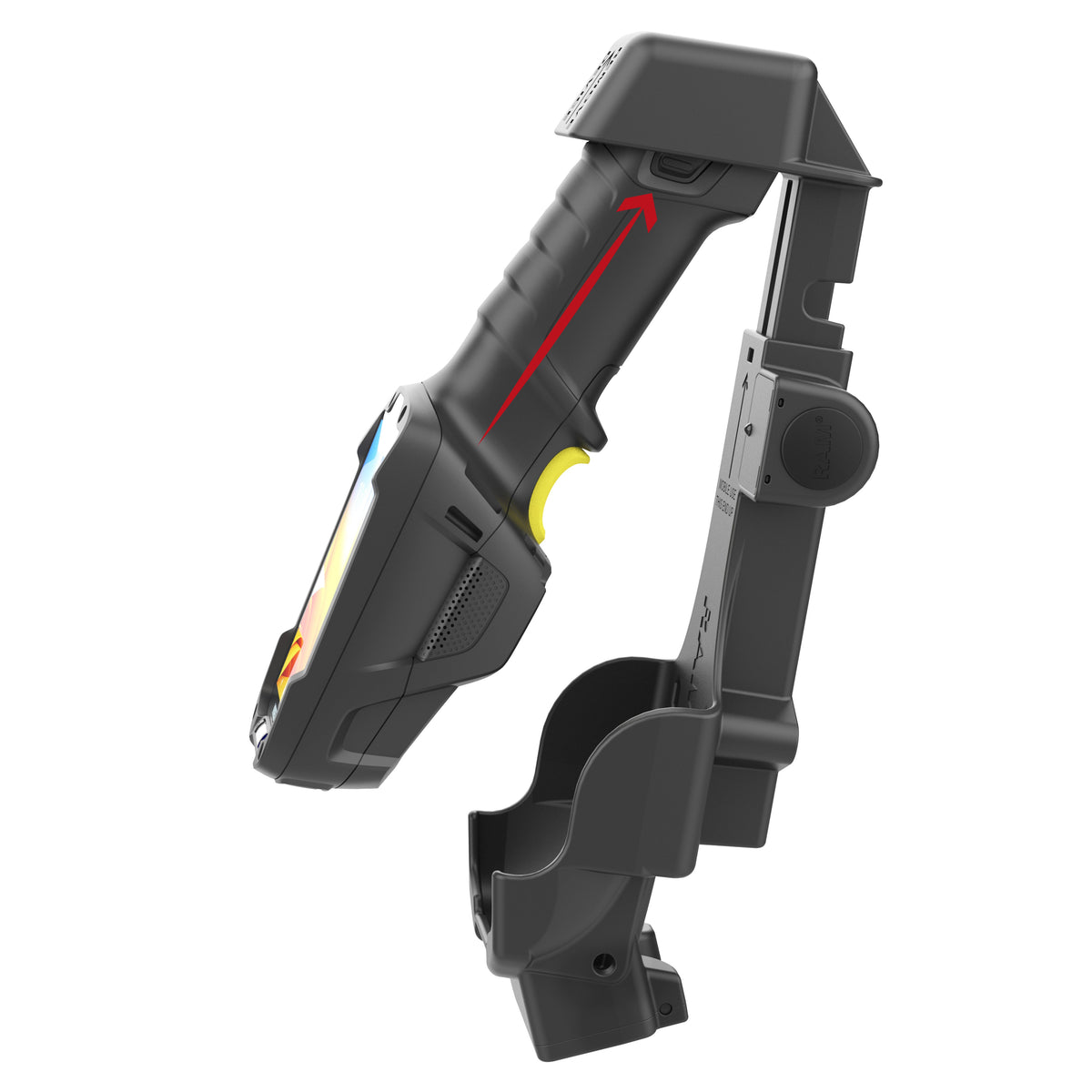 RAM Mounts Form-Fit powered dock with USB-A for Zebra TC8300 – further product photo