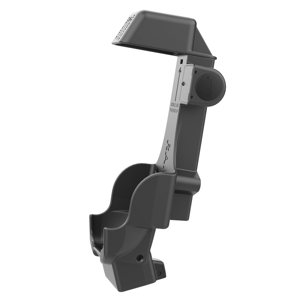 RAM Mounts Form-Fit powered dock for Zebra TC8300 – another angle