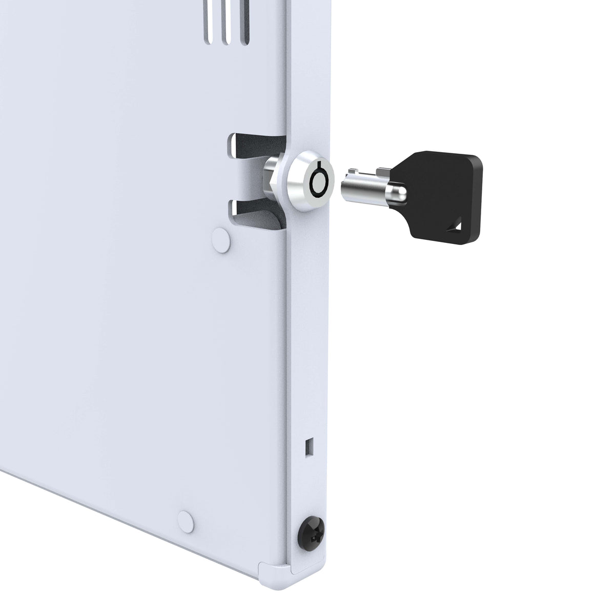 RAM Mounts key-locking steel Safe-Case for Samsung Galaxy Tab S10 and S10+ in grey – detail photo