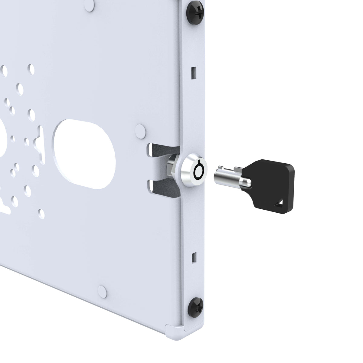 RAM Mounts key-locking steel Safe-Case for Samsung Galaxy Tab Active5 and 3 in grey – detail photo