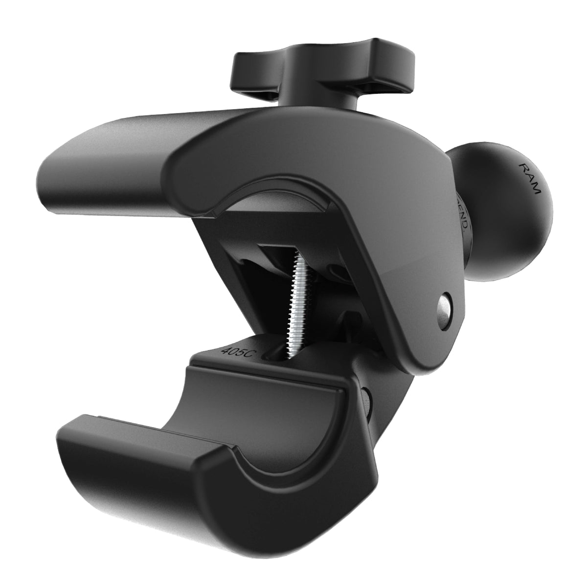 RAM Mounts Tough-Claw medium clamp ball base, C-size, for 1–1.6 inch rails – alternative view