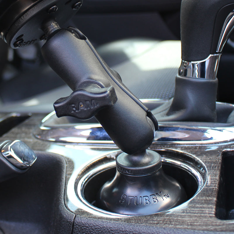 RAM Mounts Stubby cup holder mount with B-size double socket arm – additional product photo