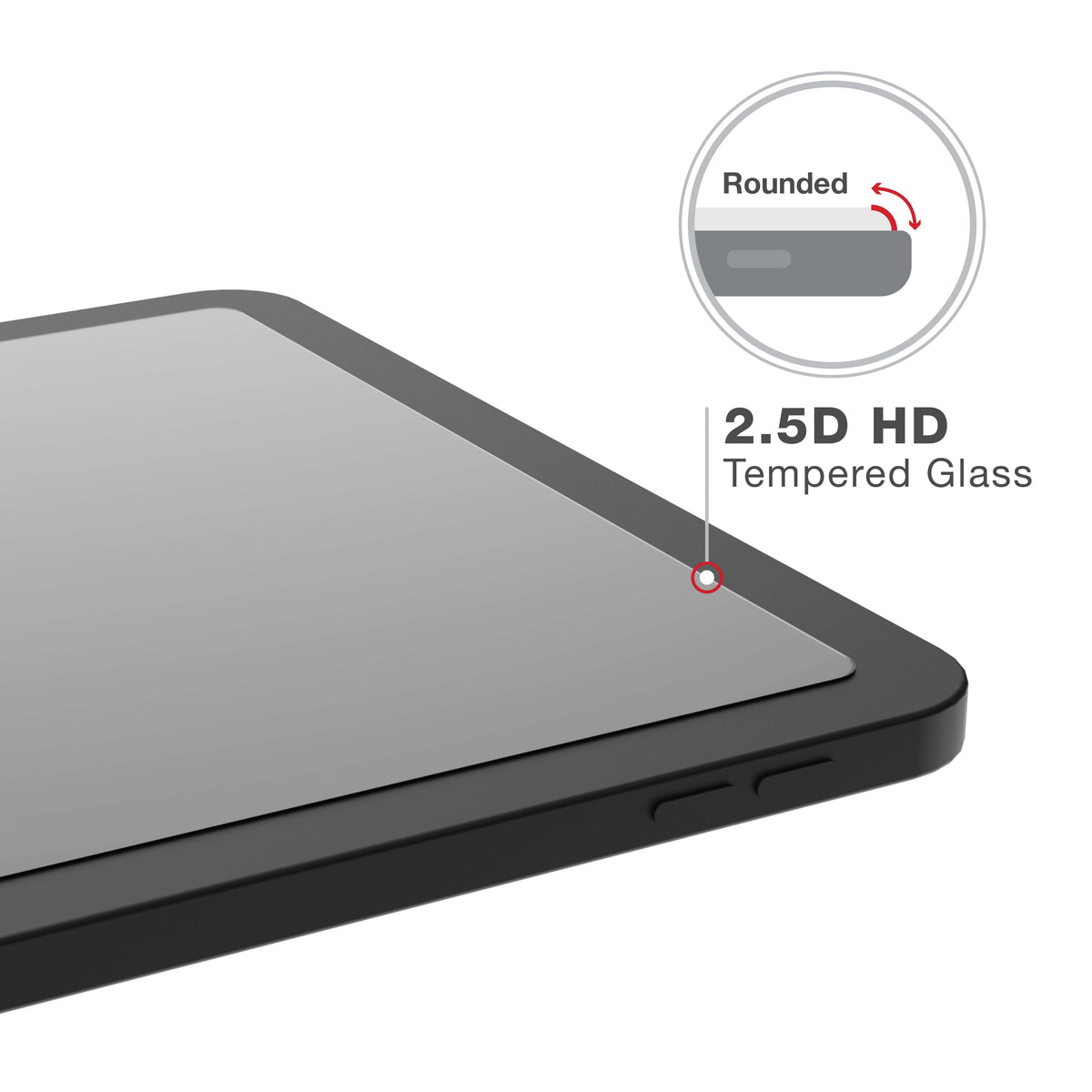 RAM Mounts tempered glass screen protector for Apple iPad 10th & 11th Gen – additional view