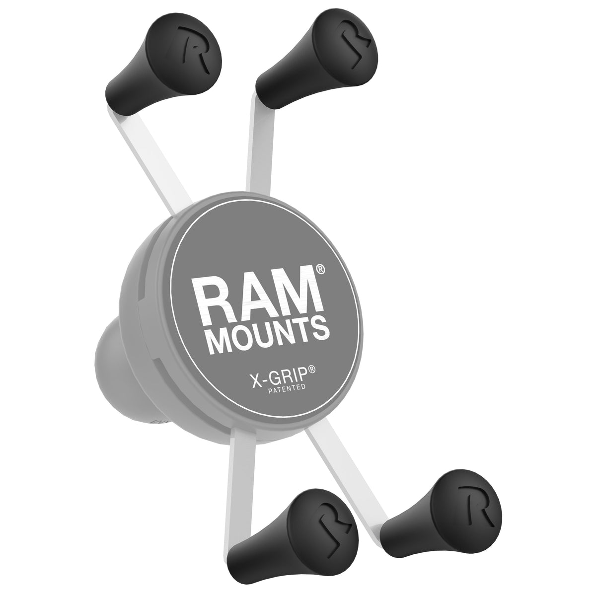 RAM Mounts black rubber post caps for X-Grip holders – alternative view