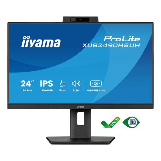 iiyama ProLite XUB2490HSUH-B2 24-inch monitor – alternate view