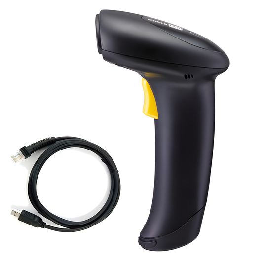 CipherLab 1560 Barcode Scanner with cable, black (A1560PCBKRE01)
