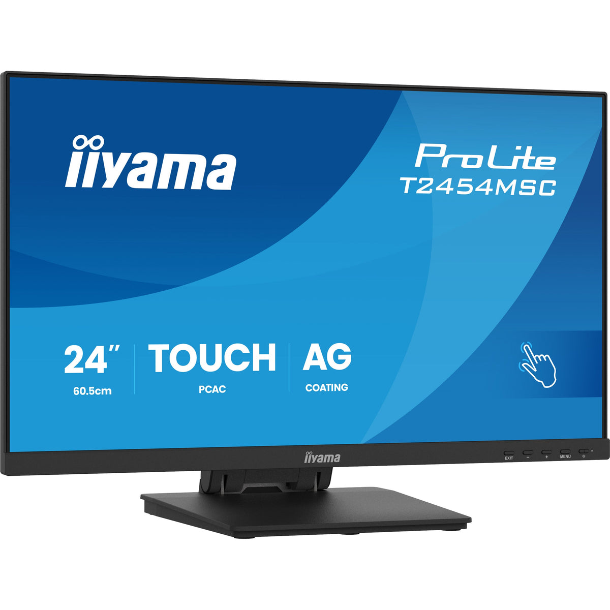 iiyama ProLite T2454MSC-B3AG 24-inch touch monitor – detail view