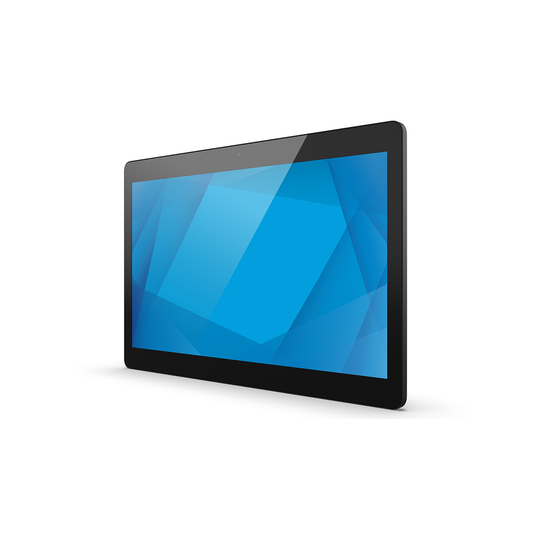 Elo I-Series 5 15.6" touch computer, angled left view