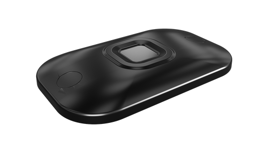 Elo fingerprint reader attached to Elo Pay M100 rear pogo pad