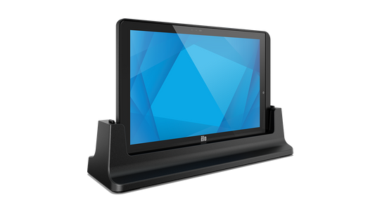 Elo single-slot charging cradle with Elo Pay M100