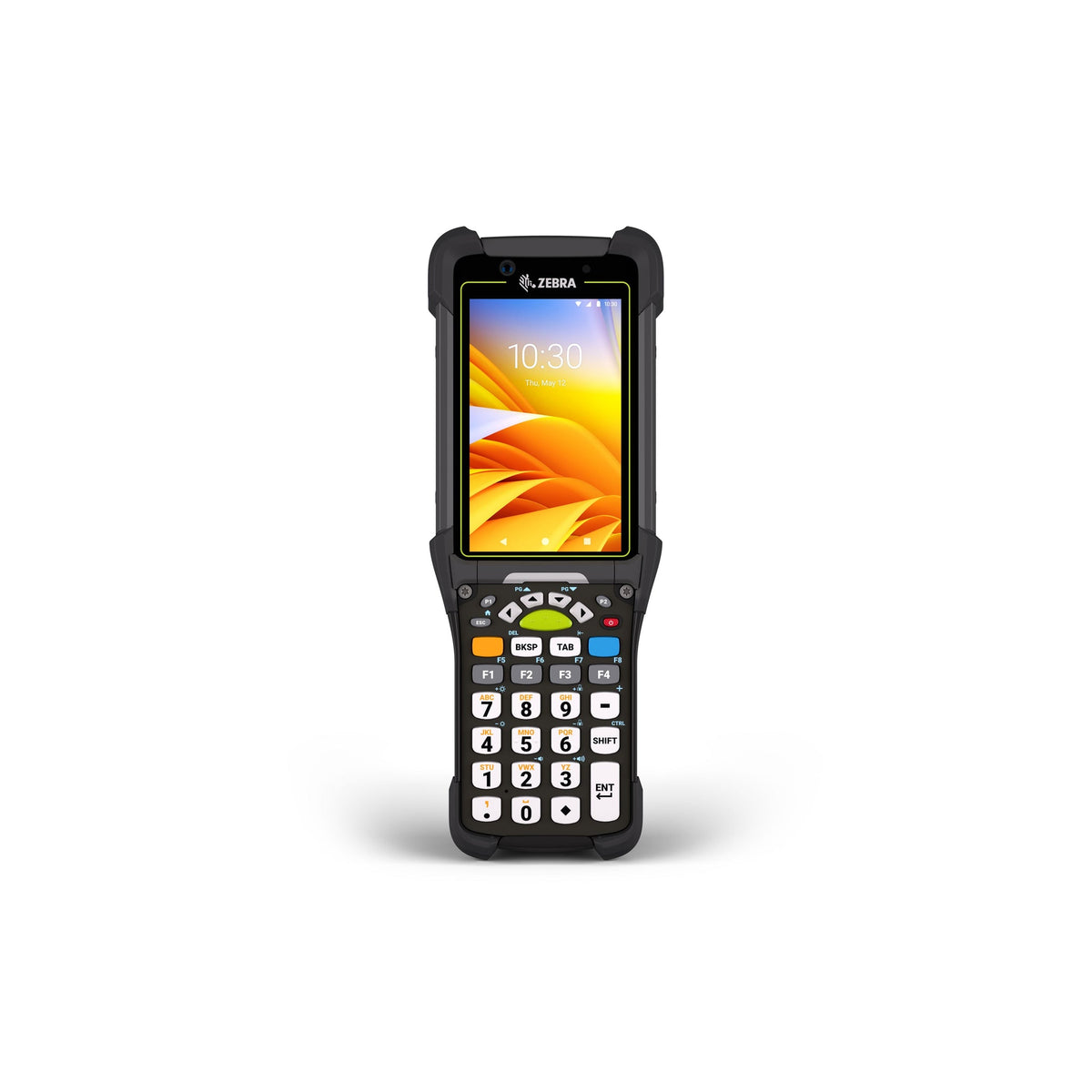 Zebra MC9450 rugged 5G keypad mobile computer, pistol grip, 29-key numeric  calculator layout keypad (MC945B-3G1R6ASS-A6) – front view