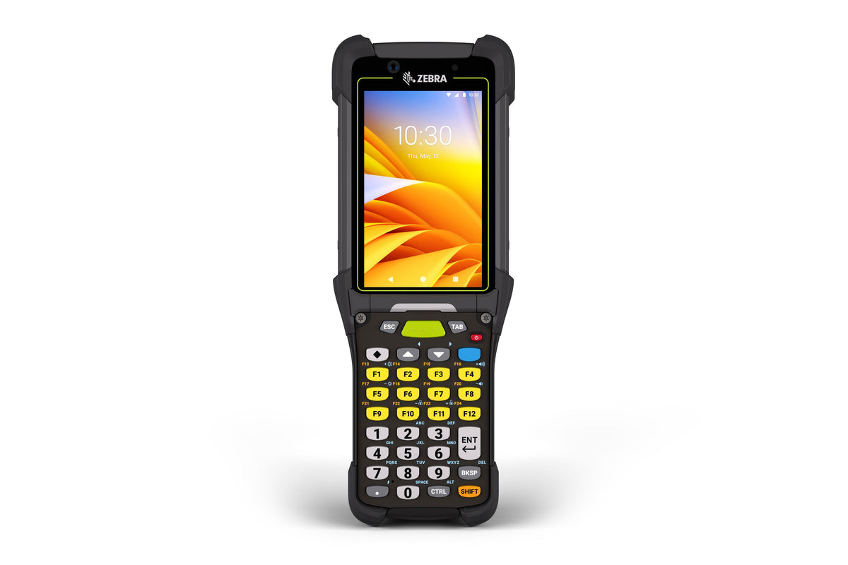 Zebra MC9450 rugged 5G keypad mobile computer, pistol grip, 34-key function numeric keypad (MC945B-3G1M6BSS-A6) – front view