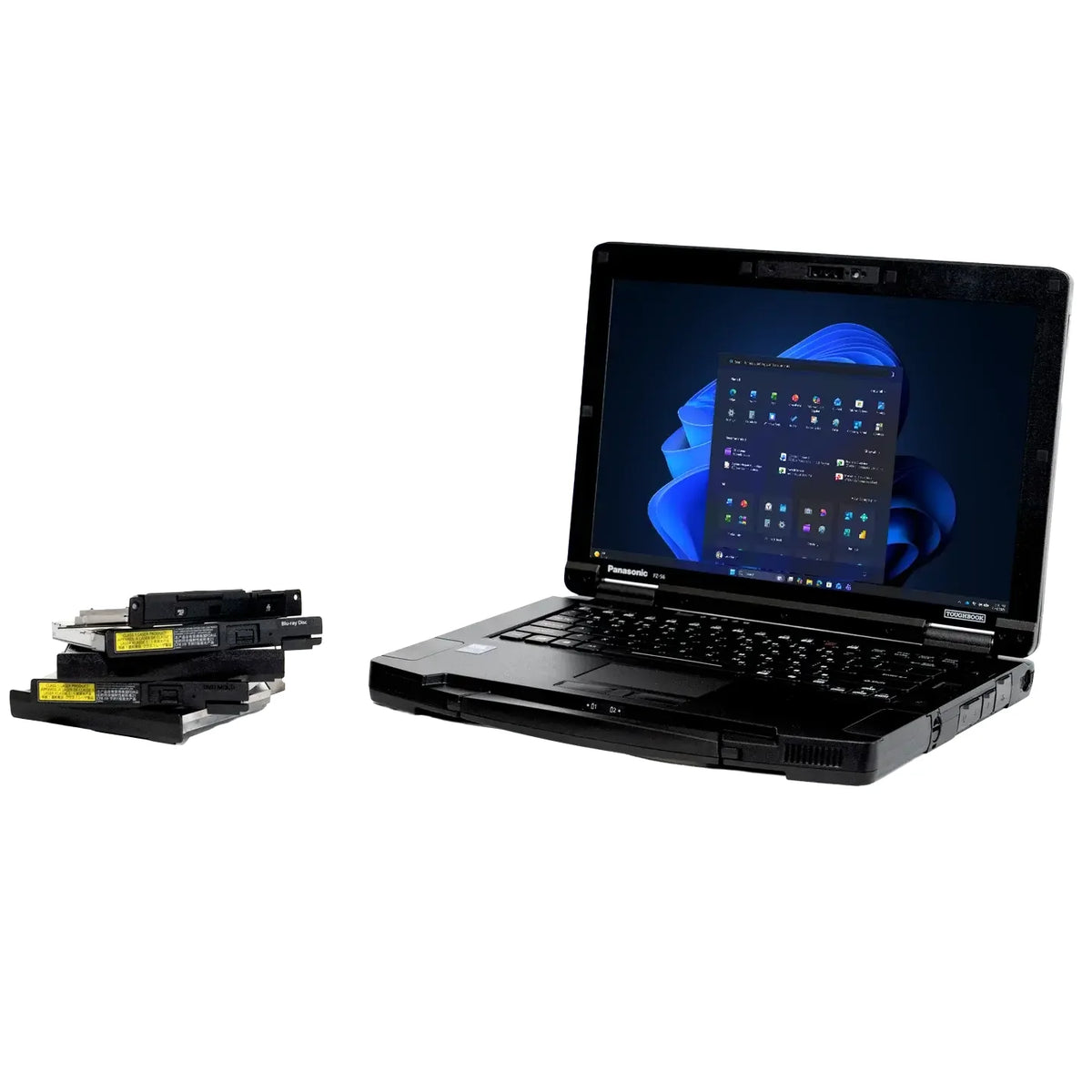 Panasonic TOUGHBOOK 56 FZ-56AZ00MB4 with interchangeable xPAK expansion modules for the modular rugged laptop