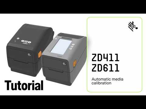 ZD411/ZD611 Automatic Media Calibration | Zebra