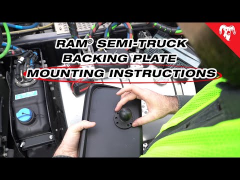 RAM Mounts Drill-Down Dashboard Mount with Backing Plate, C-Size, Short (RAM-101-B-225B2U) – official RAM Mounts video