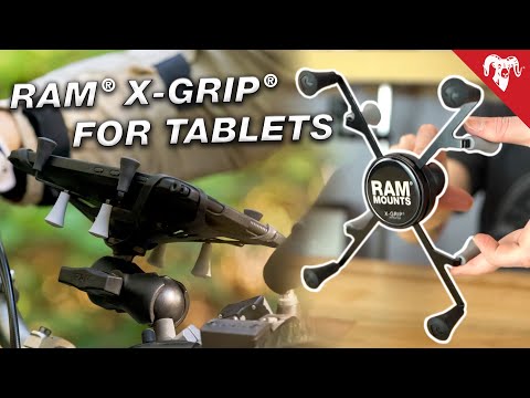 RAM Mounts X-Grip Holder for 7"–8" Tablets with C-Size Ball (RAM-HOL-UN8BCU) – official RAM Mounts video