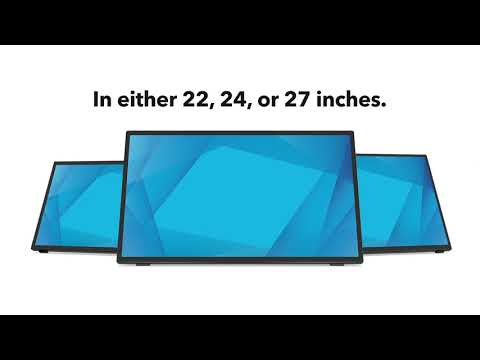 Elo 2270L 21.5" Touch Monitor, PCAP 10-touch, FHD, Clear Glass, Black (E510259) – official video
